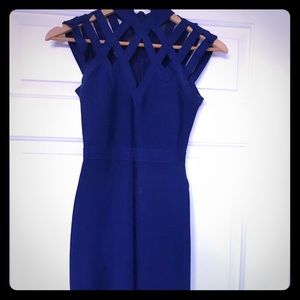 Fabulous royal blue cocktail dress